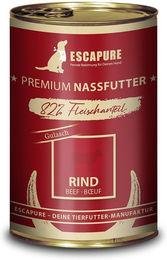 Escapure Hundefutter Rinder Gulasch Menü Stückchen in Sauce 6x400g – Bild 1 von 2