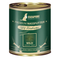 Produktbild von Escapure Hundefutter Wild Stückchen in Sauce mit hohem Fleischanteil 12x800g