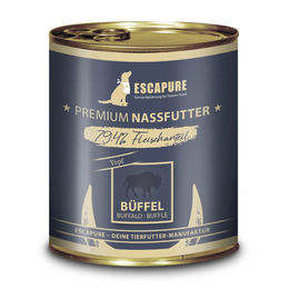 Produktbild von Escapure Nassfutter Büffel mit hohem Fleischanteil 6 x 800 g Dose