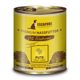 Escapure Nassfutter Pute mit hohem Fleischanteil 6 x 800 g – Bild 1 von 1