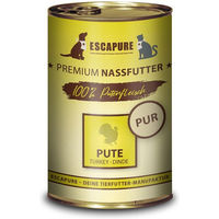 Produktbild von Escapure Nassfutter Pute Monoprotein Hypoallergen Ausschlussdiät 24x400g