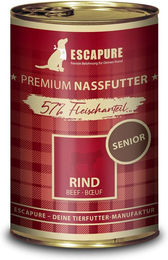 Produktbild von Escapure Senior Hundefutter Rind 6x400g
