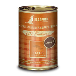 Escapure Senior Katzenfutter Lachs und Hering in Sauce 6 x 400 g – Bild 1 von 1