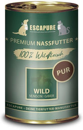 Produktbild von Escapure Wild PUR Katzenfutter Wild Getreidefrei und Hypoallergen 6x400g
