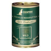 Produktbild von Escapure Wild Topferl Hundefutter mit hohem Fleischanteil Stückchen in Sauce 24x400g