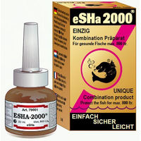 Produktbild von eSHa 2000 Breitbandheilmittel für Fische gegen Verpilzungen Flossenfäule und bakterielle Krankheiten 20 ml