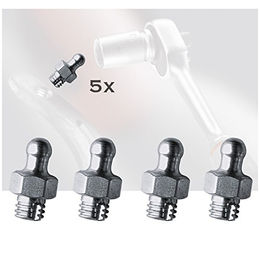 Produktbild von Eskadron 5er Set Studs-Stollen aus Edelstahl in Silber Größe 3/8