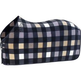 Eskadron Abschwitzdecke Fleece Check Classic Sports Pferdedecke Blau M – Bild 1 von 8