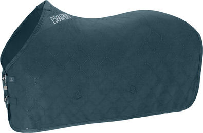 Eskadron Abschwitzdecke Fleece Stamp Classic Sports Blau Größe S – Bild 1 von 6