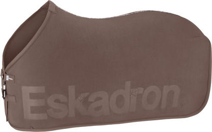 Eskadron Abschwitzdecke Fleece Stamp für Pferde in Graubraun Größe M – Bild 1 von 2