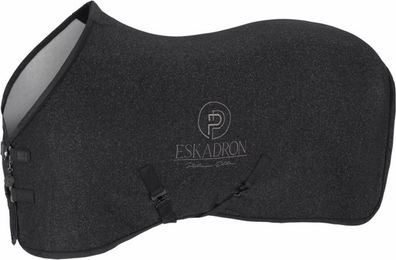 Eskadron Abschwitzdecke Jersey Sparkle Platinum in Grau oder Schwarz – Bild 1 von 2