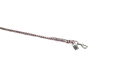 Produktbild von Eskadron Anbindestrick mit vernickeltem ES Karabiner Basics in Beige Rosa Bunt - 2 m