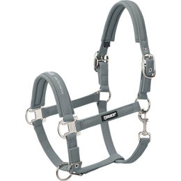 Eskadron Ashblue Softshell Nylonhalfter mit Double Pin Buckle für Warmblut in Blau – Bild 1 von 2