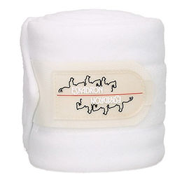 Produktbild von Eskadron Basic Fleece Gamaschen Weiß für Warmblut - 4 x 3,5 m