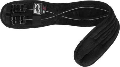 Eskadron Basic Mesh Long Sattelgurt Schwarz – Bild 1 von 2