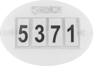 Eskadron Basic QuickPin Startnummern Set 4er Pack Schwarz aus Kunststoff – Bild 1 von 4