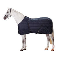 Produktbild von Eskadron Basic Stalldecke RIPSTOP STABLE 400g Blau Größe M - 400 g