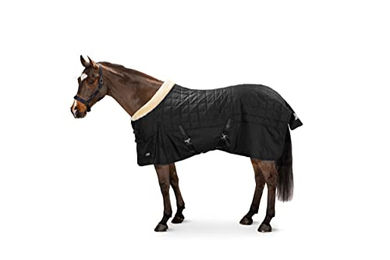 Produktbild von Eskadron BASIC Stalldecke ZETA FauxFur in Schwarz aus Oxford-Gewebe XXL