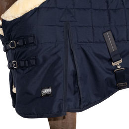 Eskadron Basic Zeta 200 Stalldecke für Pferde aus Oxford-Gewebe Blau Größe L – Bild 1 von 2