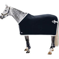 Produktbild von Eskadron Basics Abschwitzdecke Fleece Schwarz Silber Größe L
