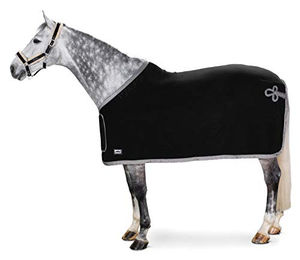 Eskadron Basics Abschwitzdecke Fleece Show Schwarz für Pferde – Bild 1 von 3