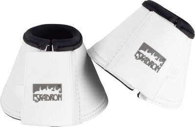 Eskadron Basics Allround Hufglocken aus Kunstleder Weiß Größe M – Bild 1 von 6