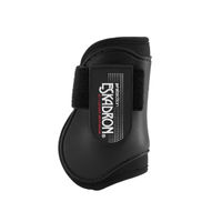 Produktbild von Eskadron Basics Compact Gamaschen hinten Schwarz aus Neopren für Warmblut