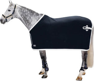 Eskadron Basics Fleece Abschwitzdecke für Pferde Schwarz 155 – Bild 1 von 4