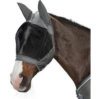 Produktbild von Eskadron Basics Fliegenmaske für Pferde XS Schwarz Grau