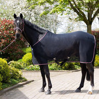 Produktbild von Eskadron Basics Fly Dura Contrast Fliegendecke für Pferde aus Polyester in Blau Schwarz 145