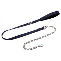 Produktbild von Eskadron Basics Führkette für Pferde in Navy Blau mit vernickelten Metallgliedern Größe XS