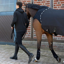 Eskadron Basics Führmaschinendecke Delta 300 Schwarz 140 - 140 cm – Bild 1 von 2