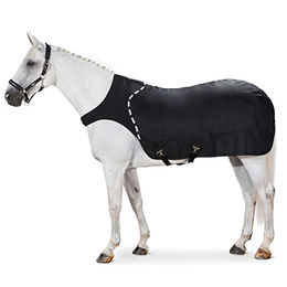 Eskadron Basics Führmaschinendecke Delta mit Fleecelining Schwarz Größe XL – Bild 1 von 2