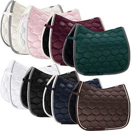 Eskadron Basics Glossy Wave Contrast Schabracke Vielseitigkeit VS in Anthra – Bild 1 von 10