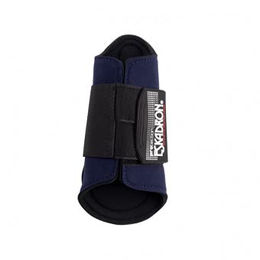 Eskadron Basics PikosoftBoots Gamaschen hinten aus Kunstleder Blau Größe L für Pferde – Bild 1 von 2