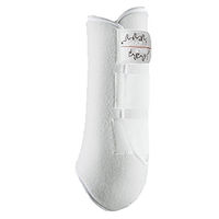 Produktbild von Eskadron Basics PRO Dressur Gamaschen vorne aus Neopren in Weiß
