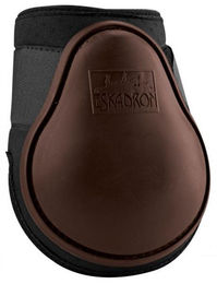 Eskadron Basics Protection Gamaschen aus Neopren für Warmblut in Braun und Weiß – Bild 1 von 4