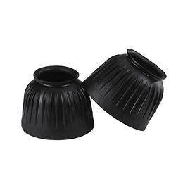 Eskadron Basics Rubber Round Hufglocken aus Gummi Schwarz Größe L – Bild 1 von 2