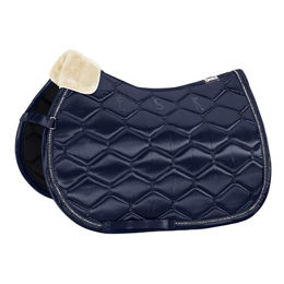 Eskadron Basics Satin Schabracke für Pferde in Blau – Bild 1 von 5