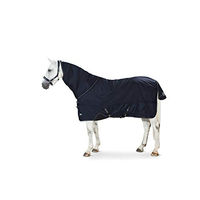 Produktbild von Eskadron Basics Weidedecke Omega mit Nackenrolle und Fleecelining Blau 140cm-6´3ft