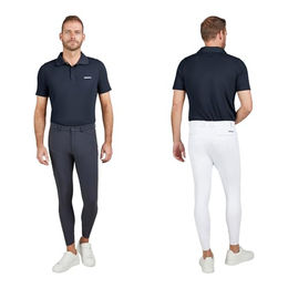 Eskadron Classic Sports 25 Kniegrip Core Reithose Herren Blau Weiß – Bild 1 von 5