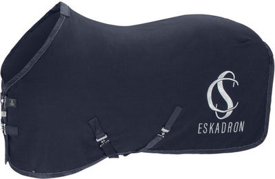 Eskadron Classic Sports 26 Abschwitzdecke aus Waffel-Baumwolle Blau XXL – Bild 1 von 3