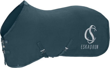 Eskadron Classic Sports 26 Abschwitzdecke aus Waffle Cotton für Pferde in Blau oder Türkis Größe M – Bild 1 von 2