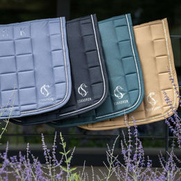 Eskadron Classic Sports 26 Big Square Sparkle Schabracke für Ponys in Lila und Grau aus Polyester – Bild 1 von 3