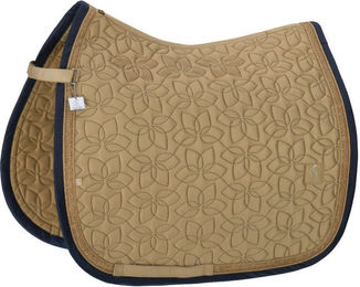 Eskadron Classic Sports 26 Glossy Jewel Contrast Schabracke für Ponys in Braun – Bild 1 von 4