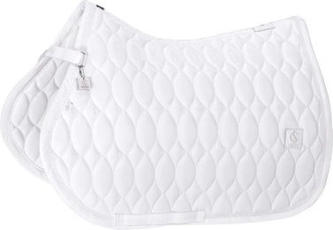 Produktbild von Eskadron Classic Sports 26 Highgloss Emblem Schabracke Weiß aus Polyester