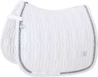 Eskadron Classic Sports 26 Schabracke Softshell Jewel Weiß – Bild 1 von 2