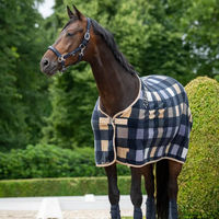 Produktbild von Eskadron Classic Sports 26 Sparkle Leder Stallhalfter für Ponys mit Double Pin in Silber und Blau