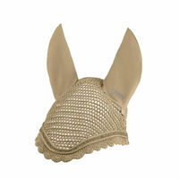 Produktbild von Eskadron Classic Sports Jewel Fliegenohren für Warmblut aus Baumwolle in Beige und Gold