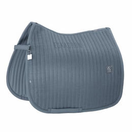 Eskadron Classic Sports Mesh Schabracke für Warmblut in Blau und Grau – Bild 1 von 2